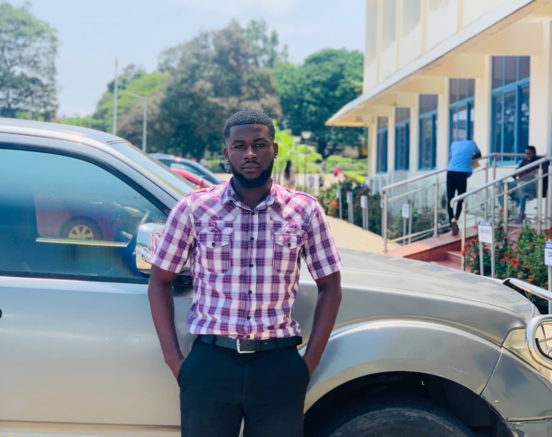 Portrait of Daniel Adjei Mensah, Cybersecurity Analyst & Frontend Developer